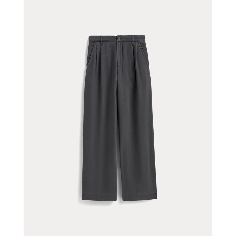 Everlane The Trouser Wide Leg Pant Buttersoft Chino Iron Size 4 NWT - Picture 9 of 9